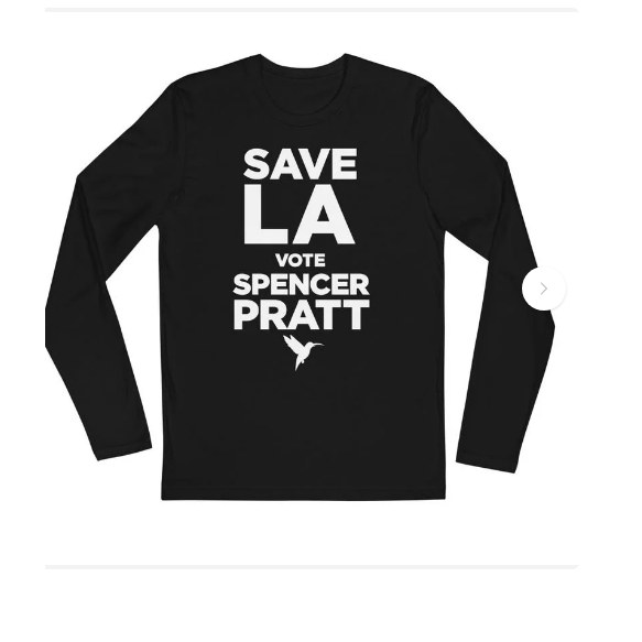 Black Long Sleeve Save LA Shirt